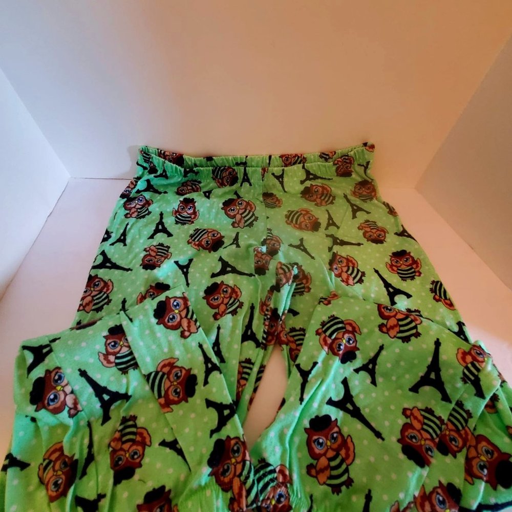 Justice pajama bottoms, Owl in Paris. Size 16/18